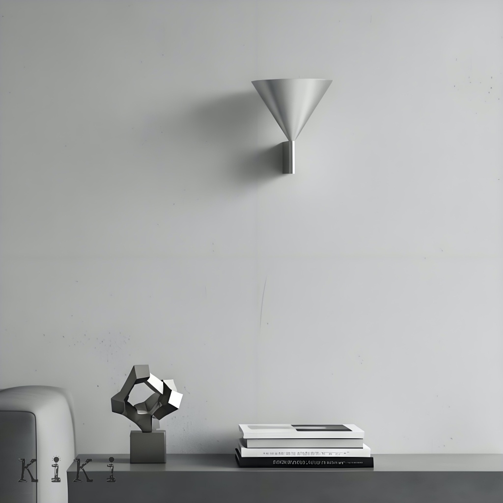 Minimalist Metal Conical Wall Lamp - Modern Cone Sconce for Interior Spaces KL2327