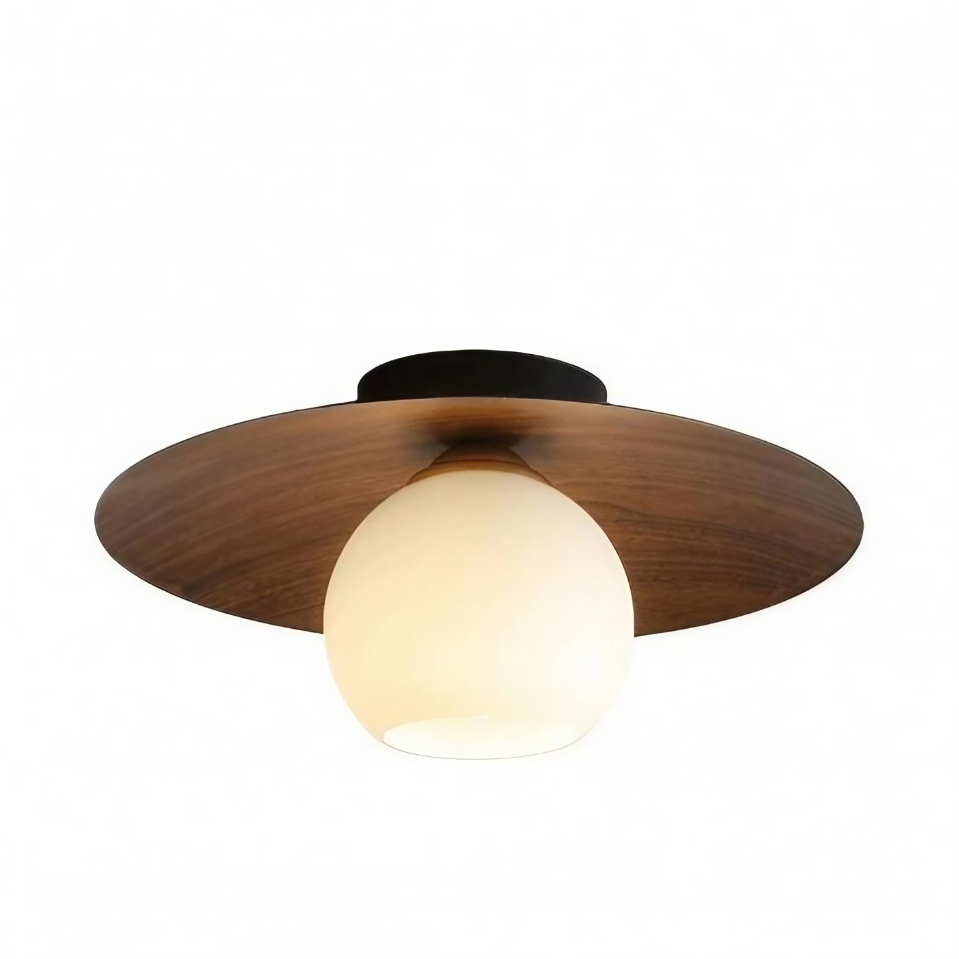 Nordic Ribbed Glass Dome Ceiling Light KL156