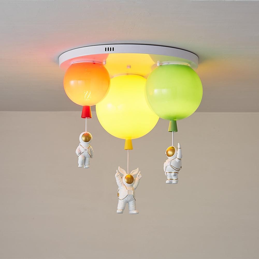 Astronaut Glossy Balloon Ceiling Lamp KL231