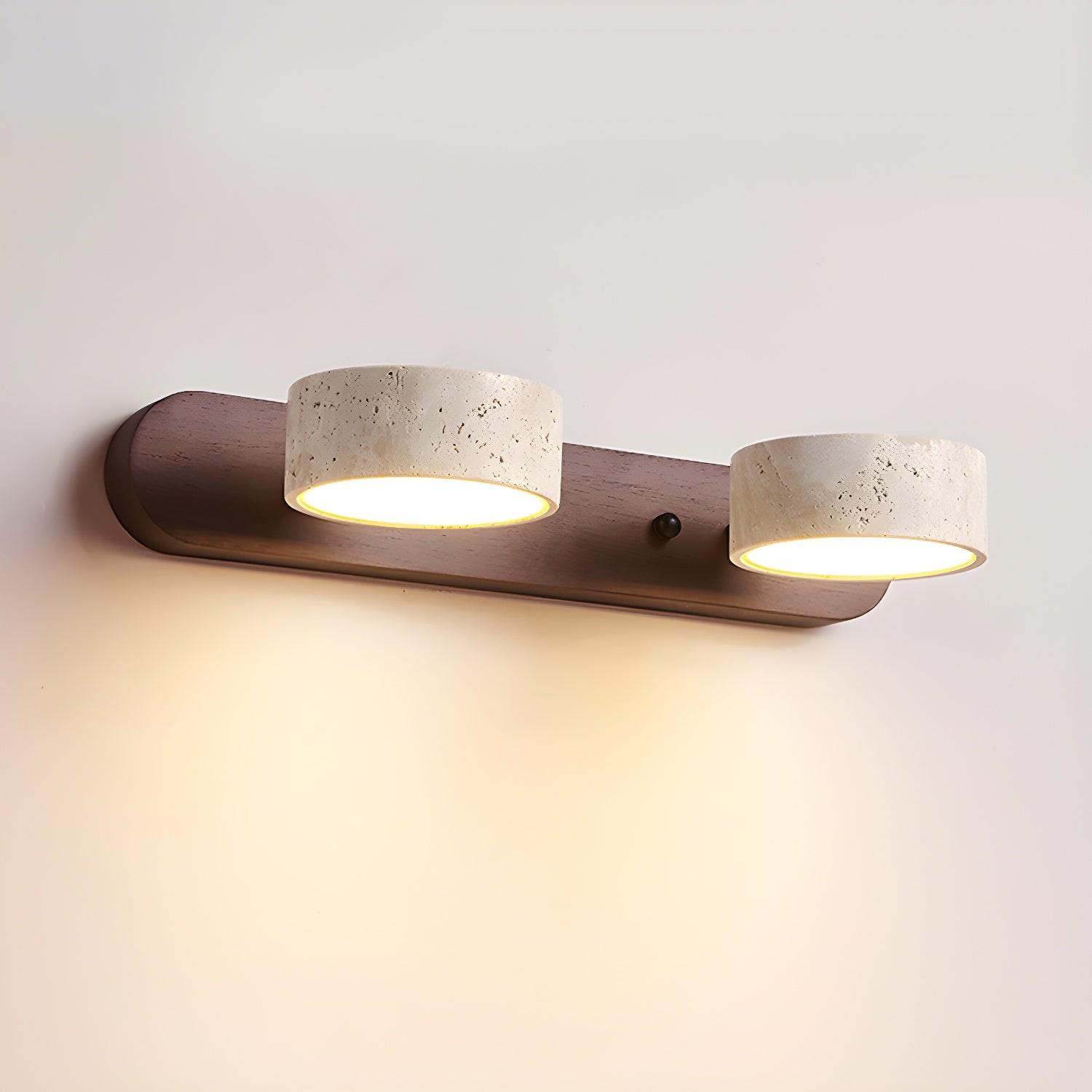 Minimalist Multi Light Travertine Wall Sconce KL892