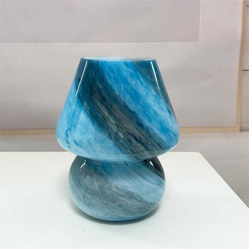 Decorative Handmade Glass Mushroom Table Lamp KL31