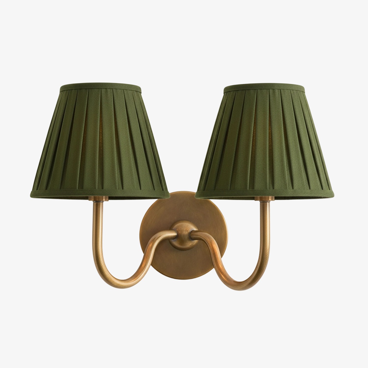 Luvora Vintage Pleated Shade Wall Lamp - Refined Linen Sconce For Bathroom or Corridor KL1272