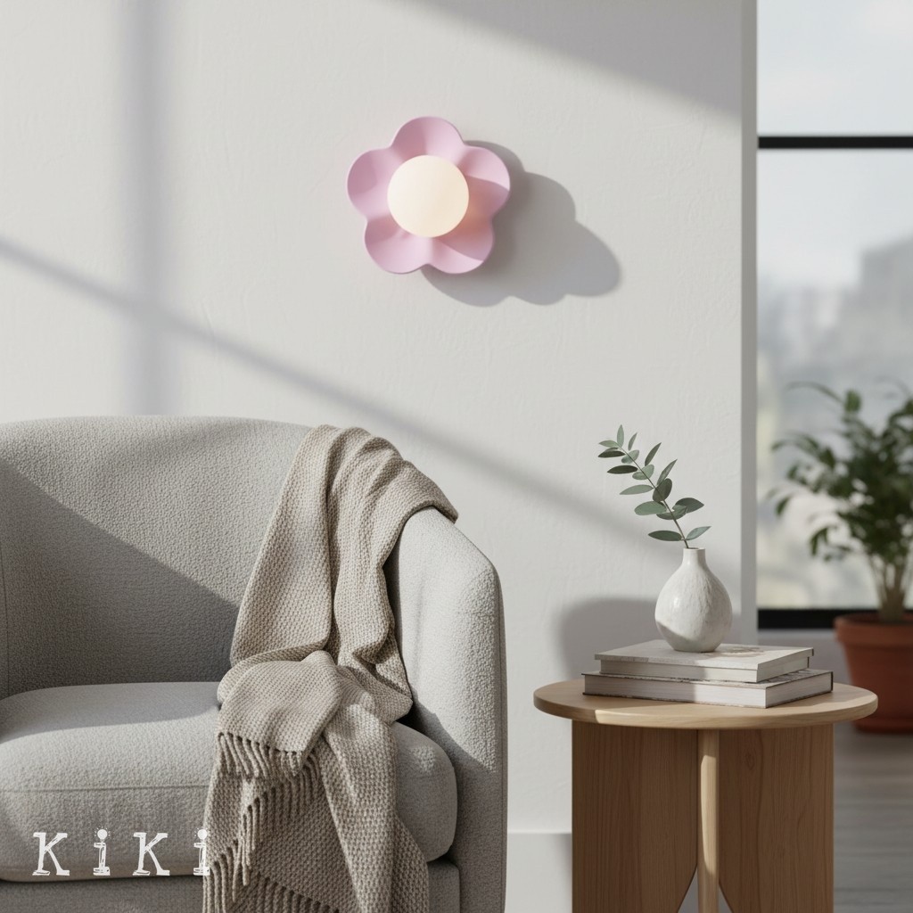 Florixa Blooming Flower Wall Light - Decorative Indoor Lamp for Bedroom and Living Room KL2066