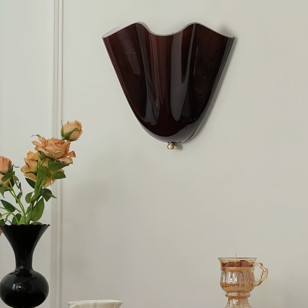 Vera Glass Wall Lamp - Vintage Accent Sconce for Bedroom and Living Space KL881