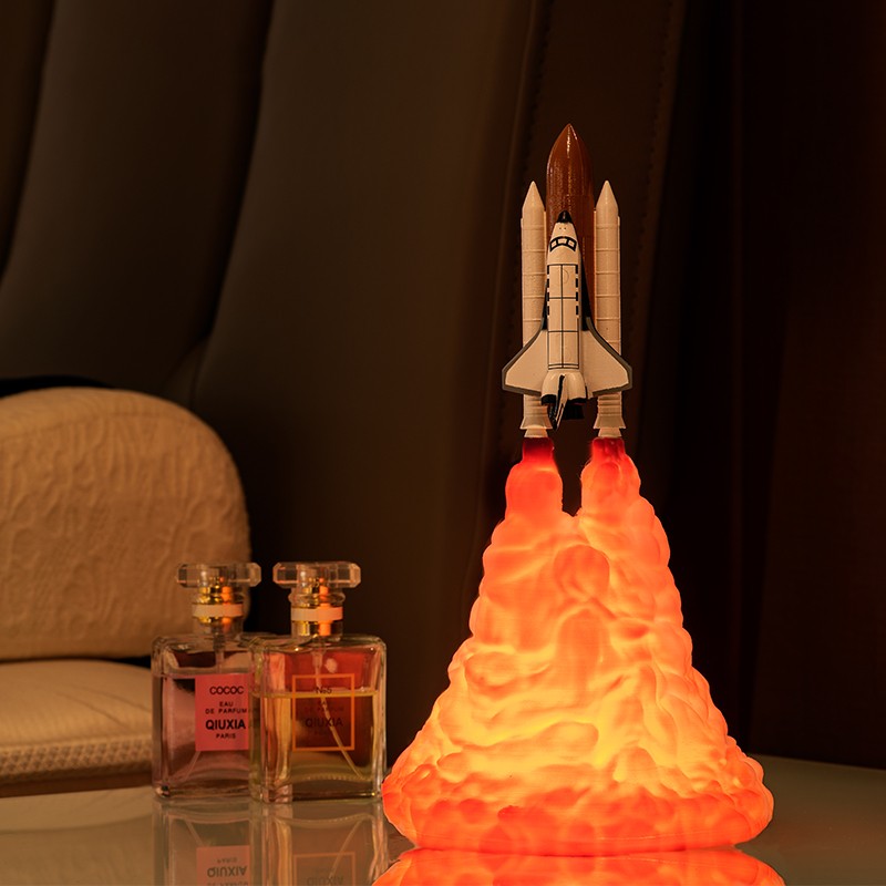 Creative 3D Printed Airplane Fire Dragon Table Lamp KL201