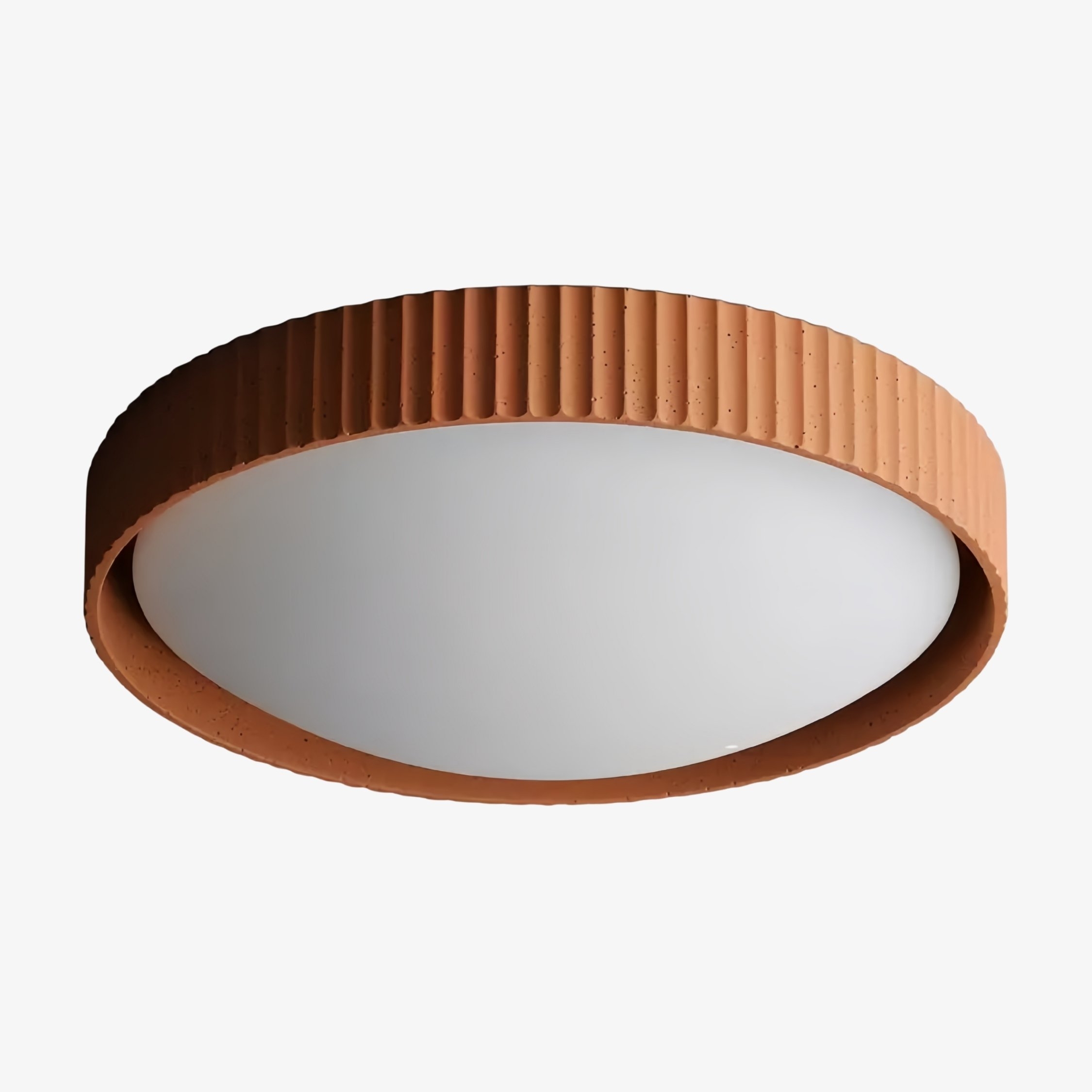 Acrion Minimalist Acrylic Ceiling Lamp - Circle Concrete Ceiling Light for Living Areas KL2333