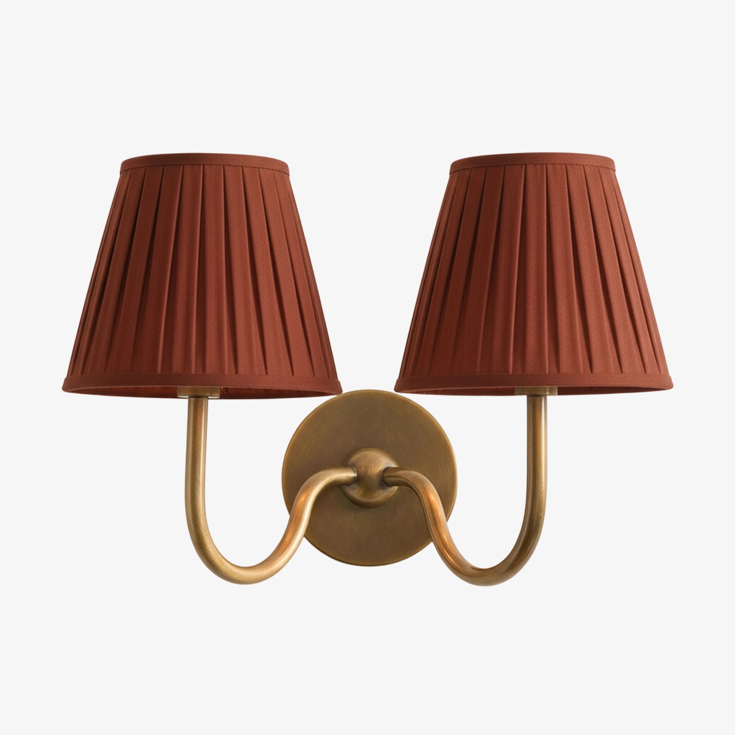 Luvora Vintage Pleated Shade Wall Lamp - Refined Linen Sconce For Bathroom or Corridor KL1272