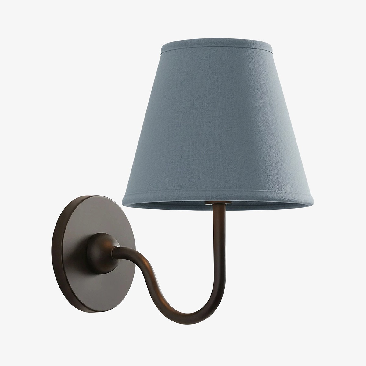 Luvora Vintage Pleated Shade Wall Lamp - Refined Linen Sconce For Bathroom or Corridor KL1272