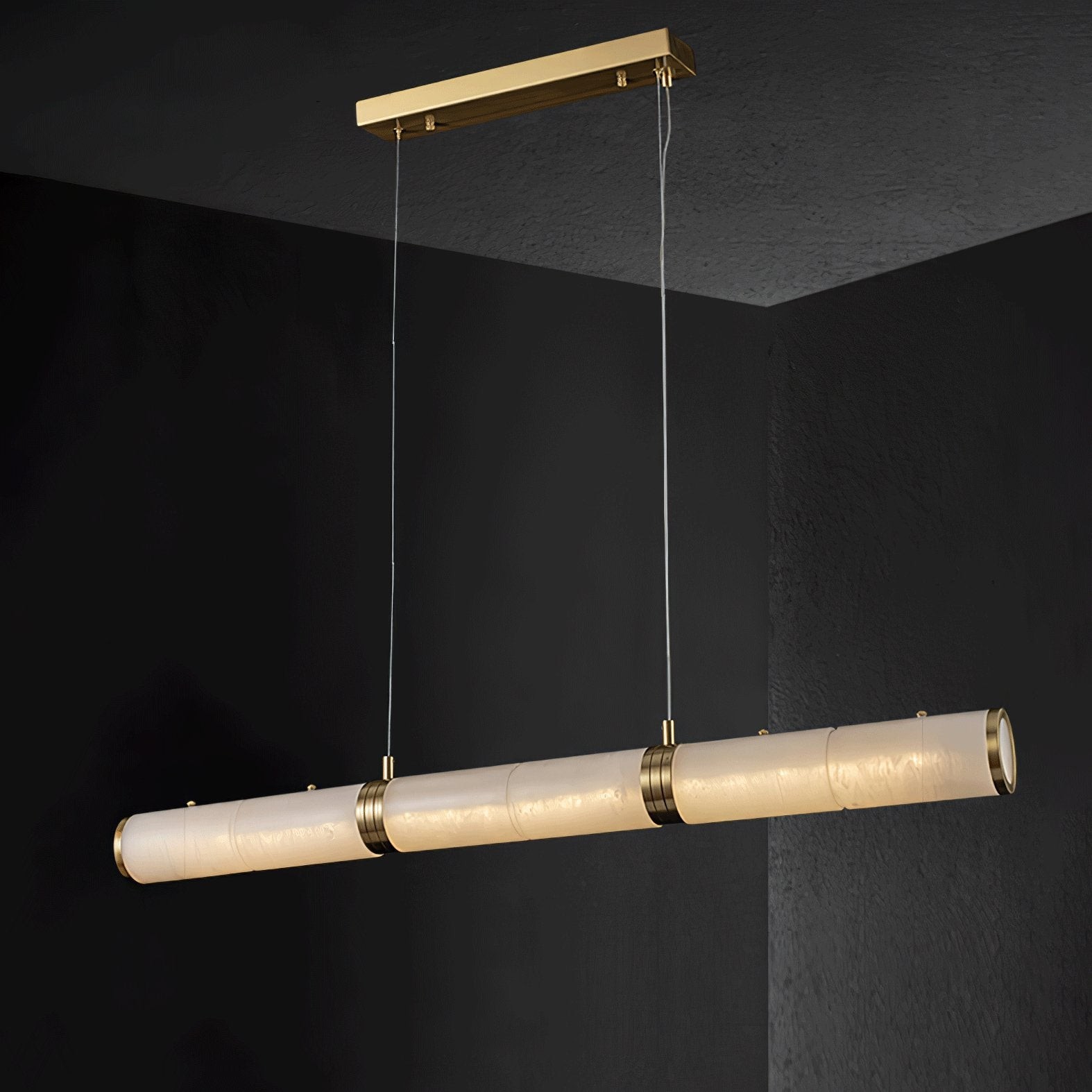 Luxurious Alabaster Beam Pendant Light KL211