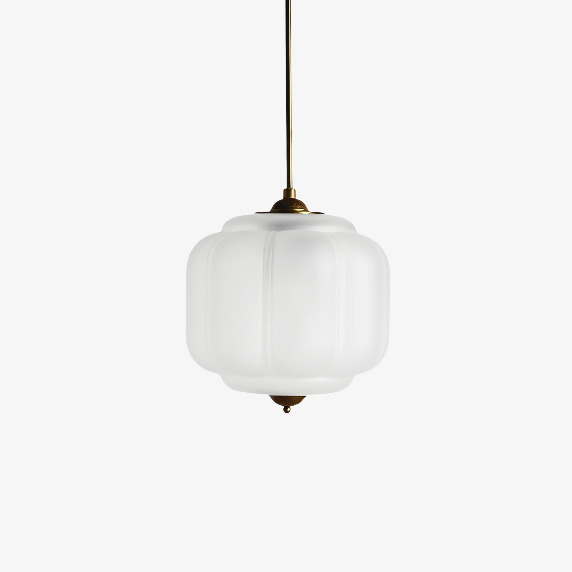 Eloise Vintage Glass Pumpkin Pendant Light - Decorative Lighting for Kitchen KL1453