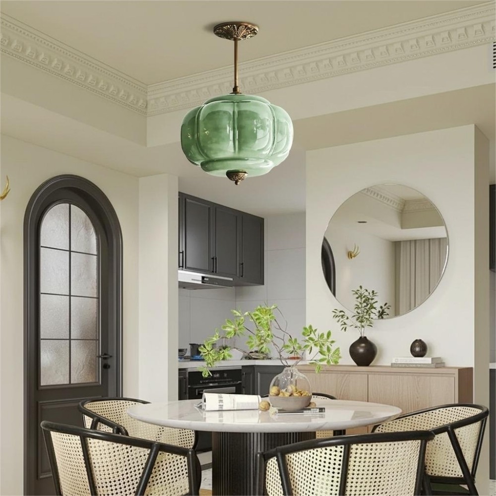 Retro Glass Eloise Pendant Light For Kitchen Island KL801