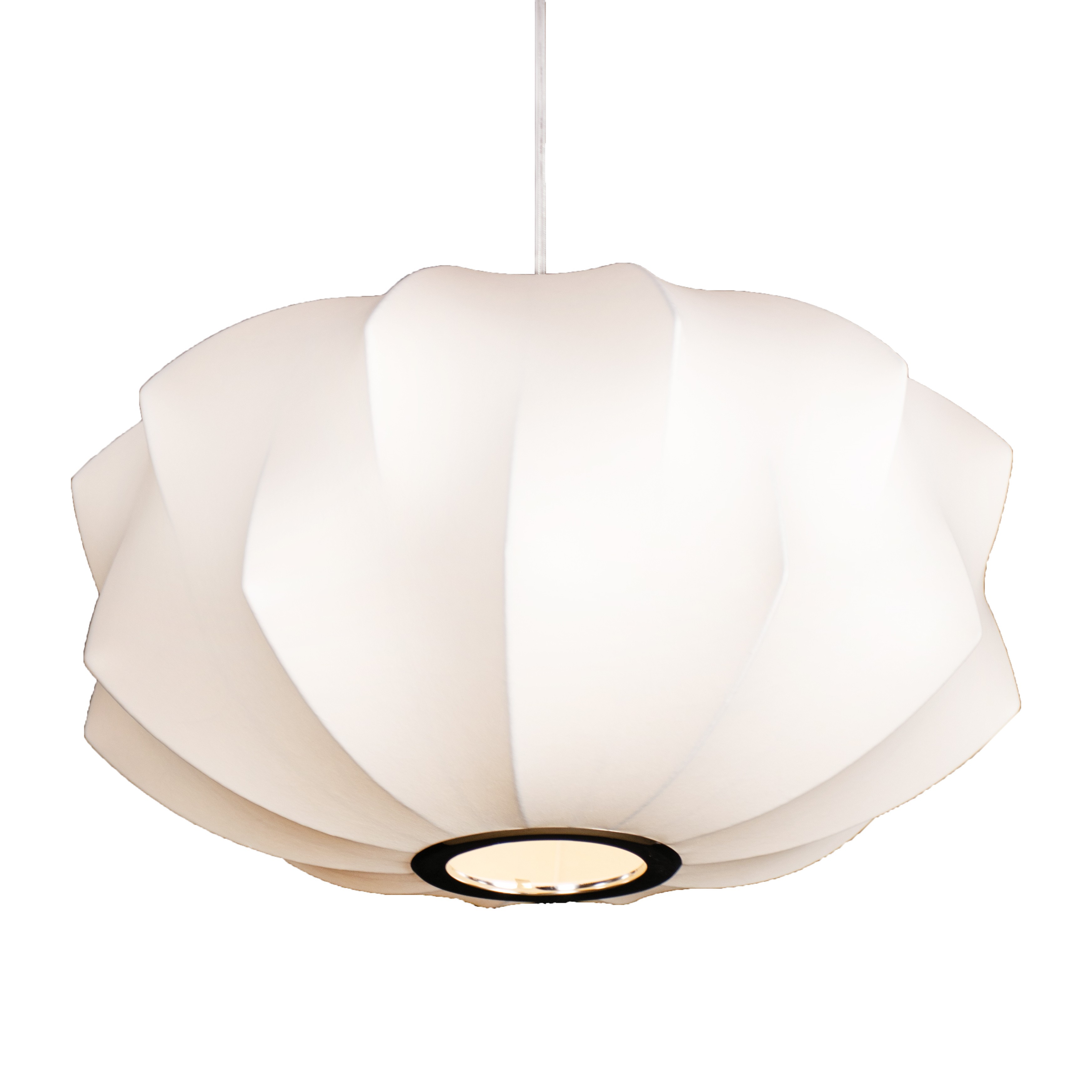 Lightweight Nelson Bubble Pendant Light - Modern Silk Pendant Light for Office or Lounge