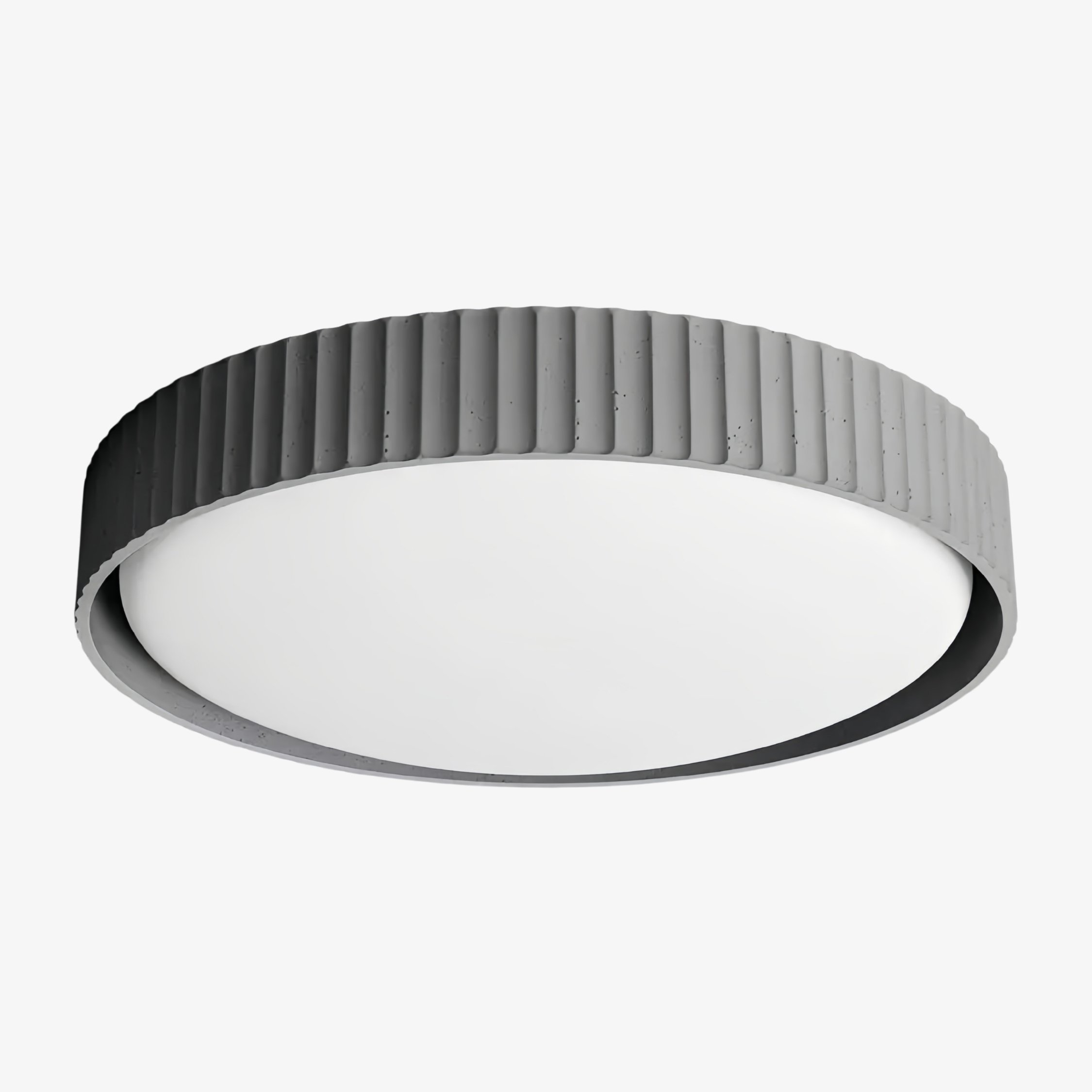 Acrion Minimalist Acrylic Ceiling Lamp - Circle Concrete Ceiling Light for Living Areas KL2333
