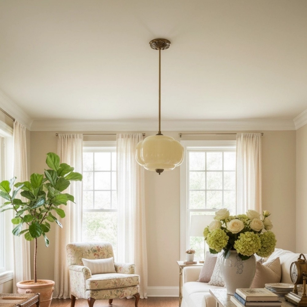 Retro Glass Eloise Pendant Light For Kitchen Island KL801