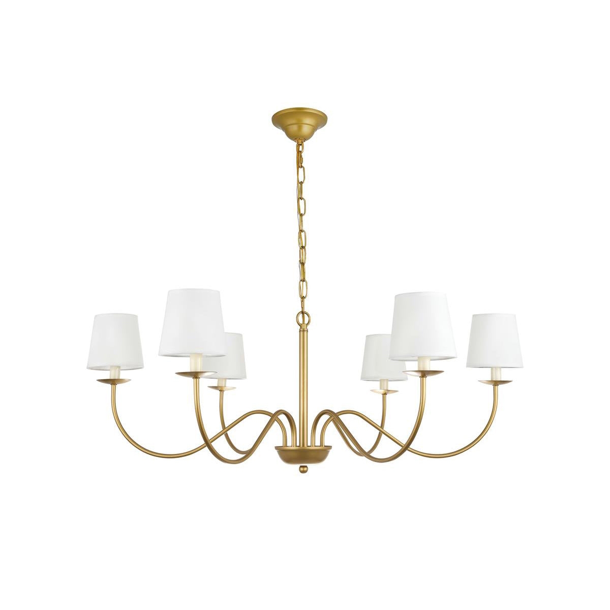 Eclipse Brass Chandelier D512