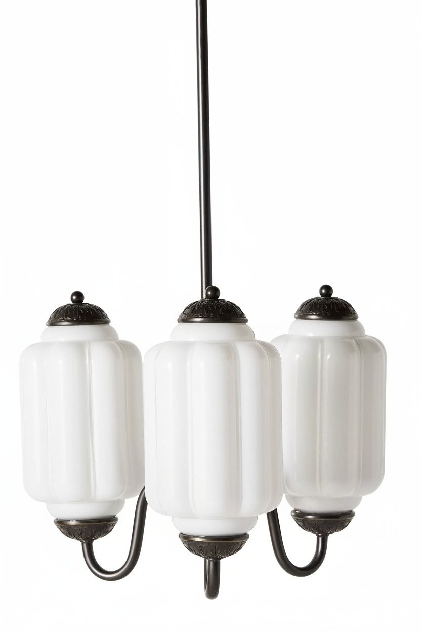 Eloise Vintage Glass Pumpkin Pendant Light - Decorative Lighting for Kitchen KL1453