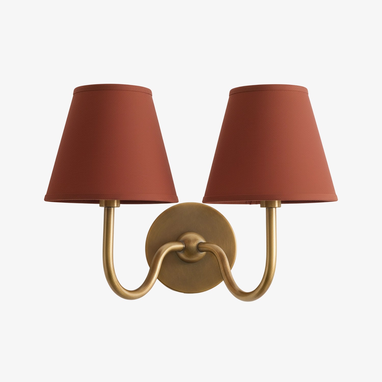 Luvora Vintage Pleated Shade Wall Lamp - Refined Linen Sconce For Bathroom or Corridor KL1272
