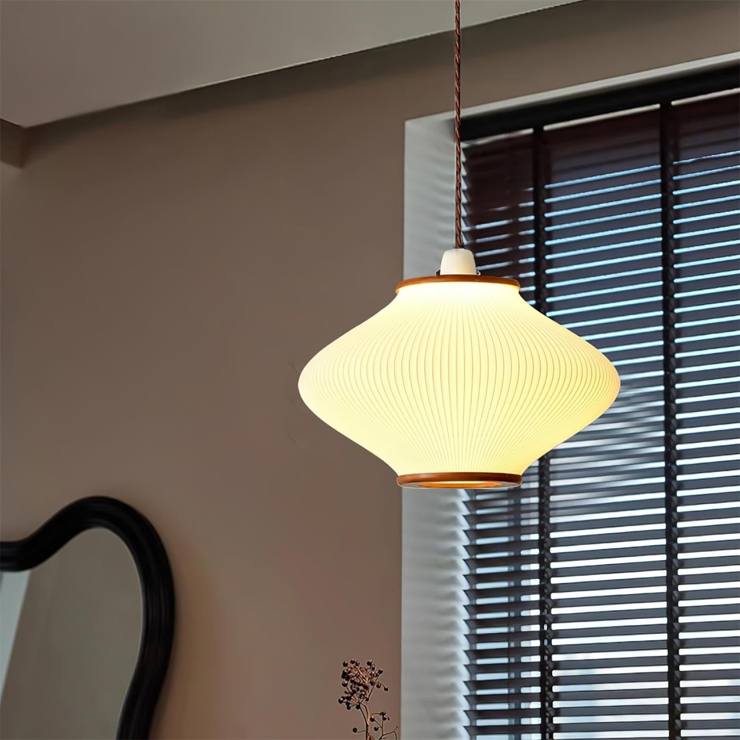 French Style Pine Bell Pendant Lamp KL479