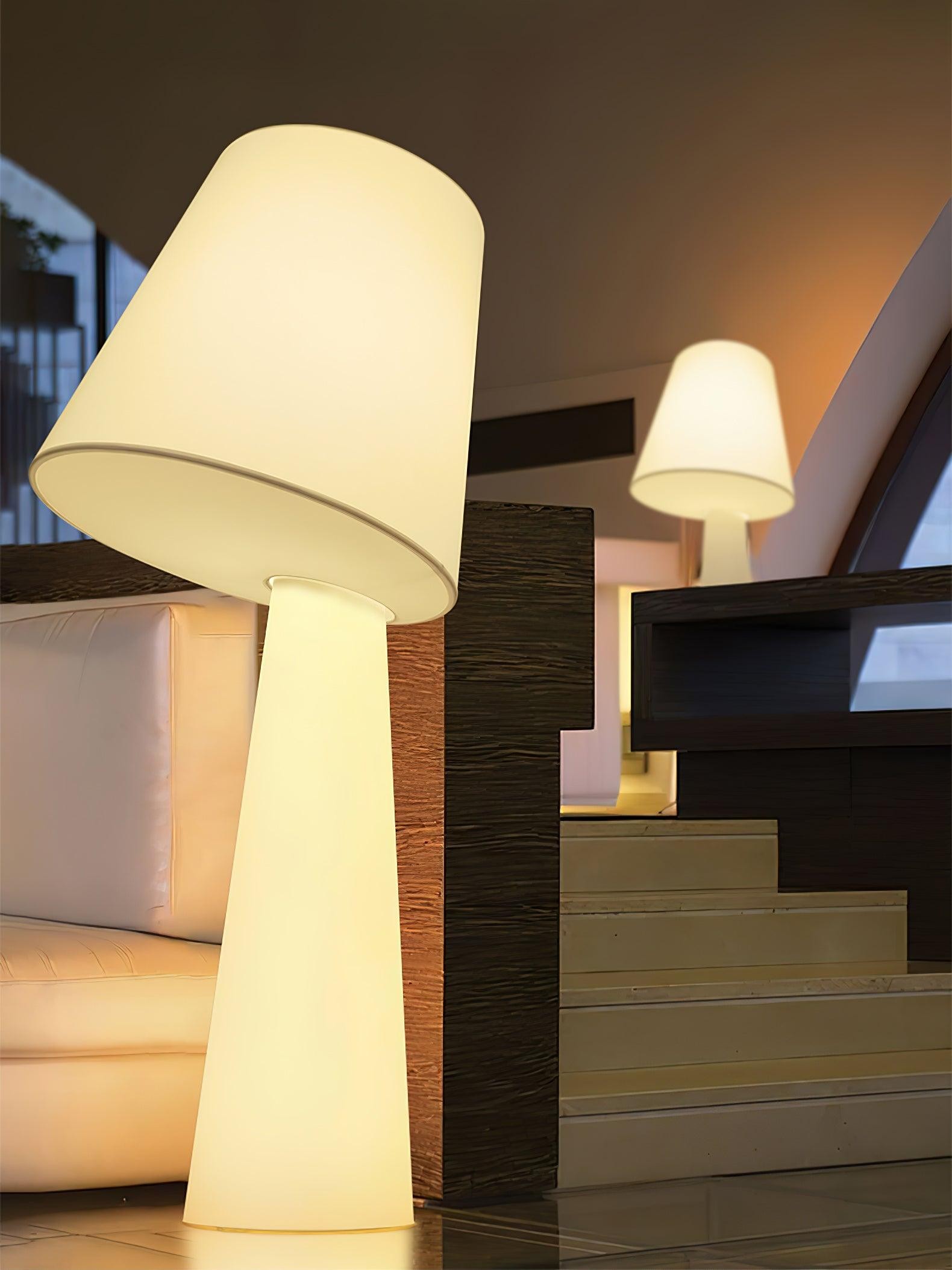Column Fabric Floor Lamp Suitable For Living Room KL315