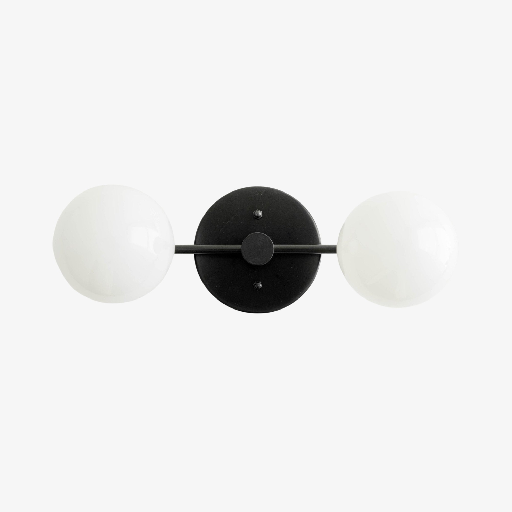 Glorica Glass Vanity Light - Modern Brass Wall Sconce for Bathroom Style KL1422