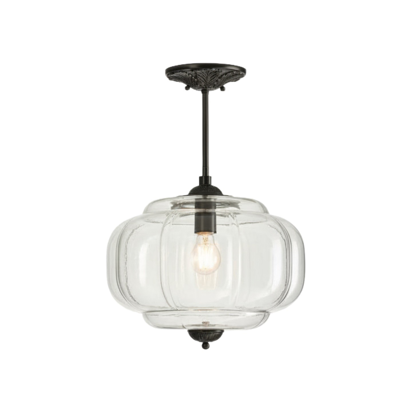 Retro Glass Eloise Pendant Light For Kitchen Island KL801