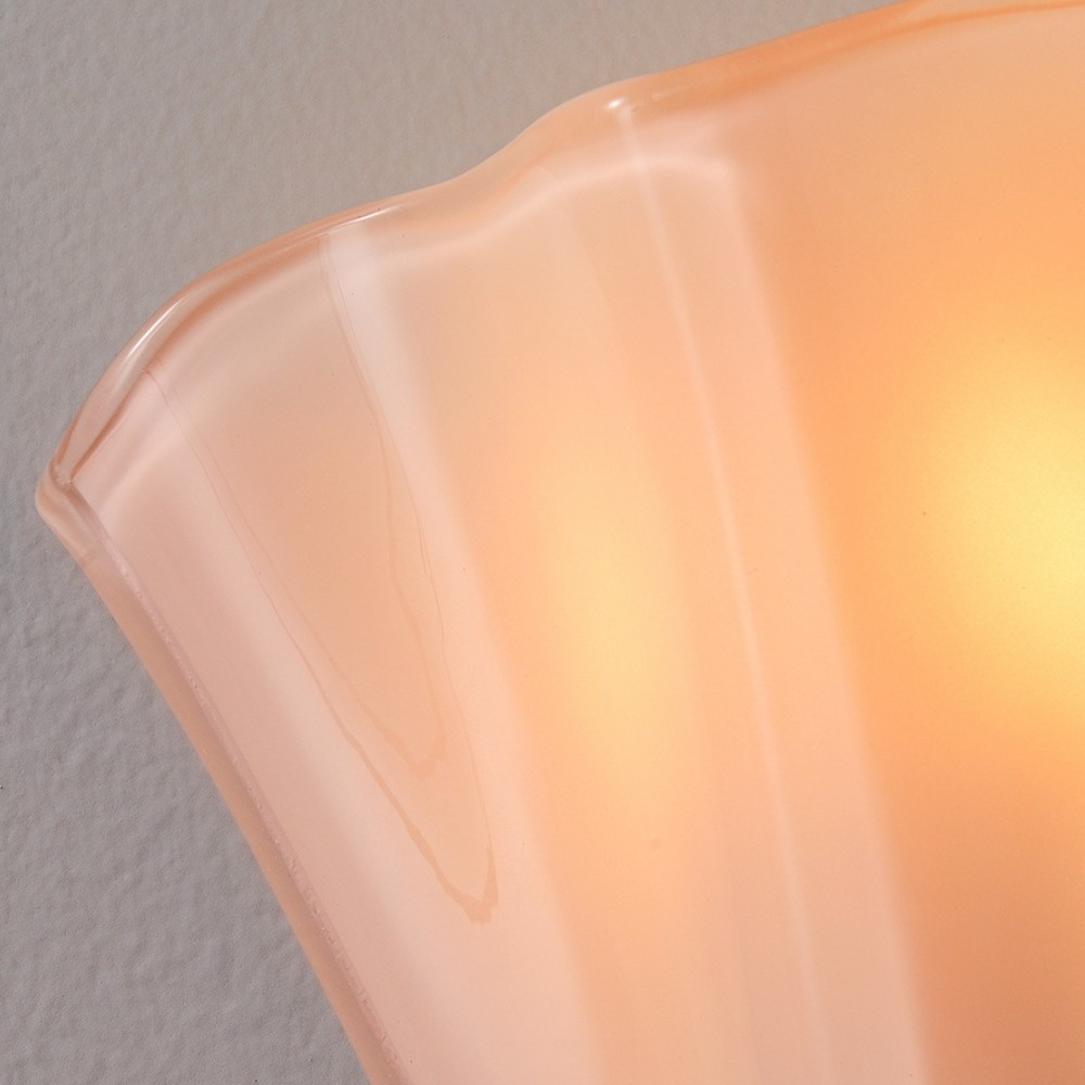 Vera Glass Wall Lamp - Vintage Accent Sconce for Bedroom and Living Space KL881