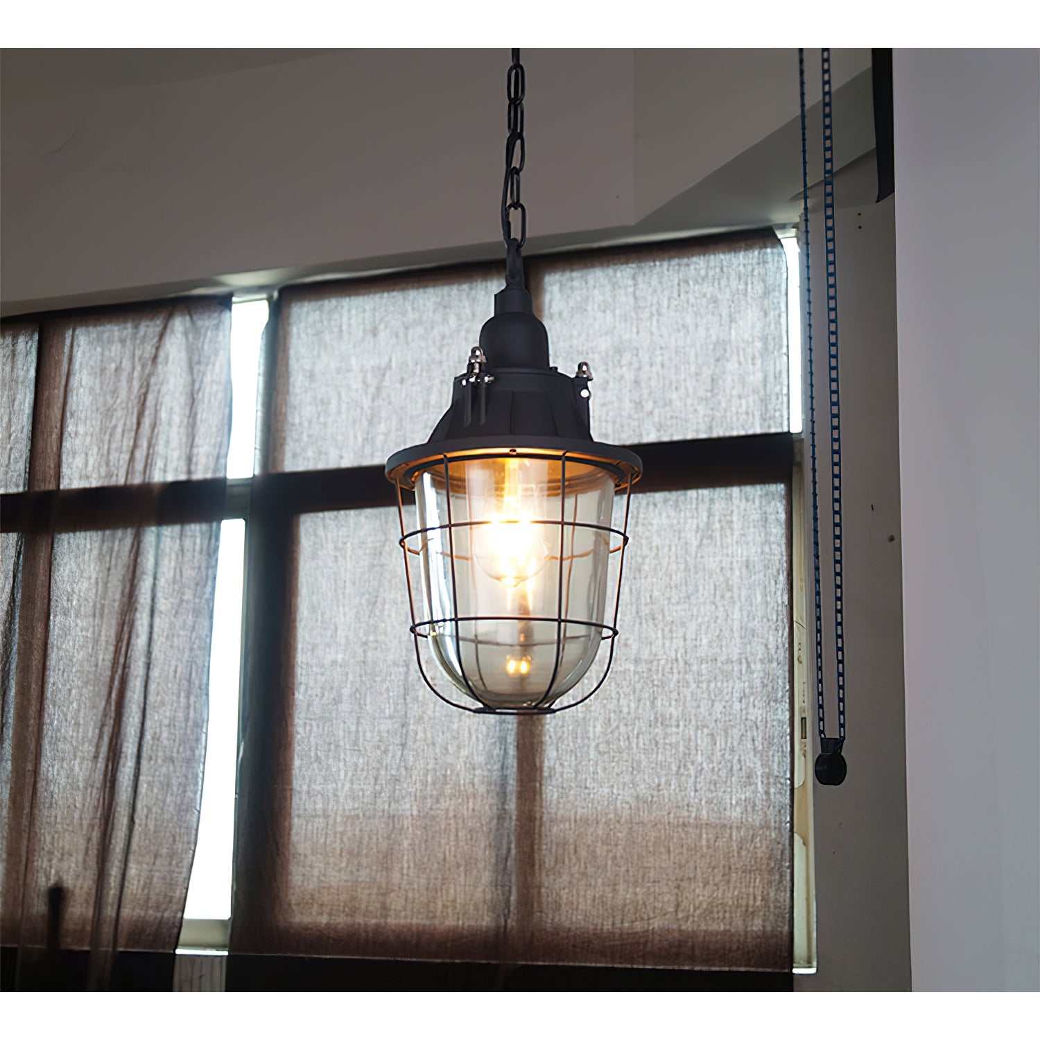 Bulkhead Cage Pendant Light D629