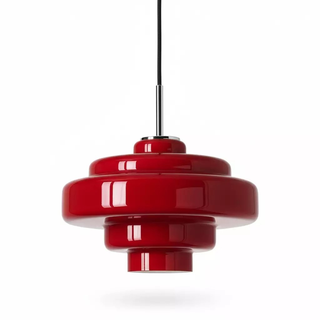 Modern Bauhaus Elegant Glass Effect Pendant Light KL1100