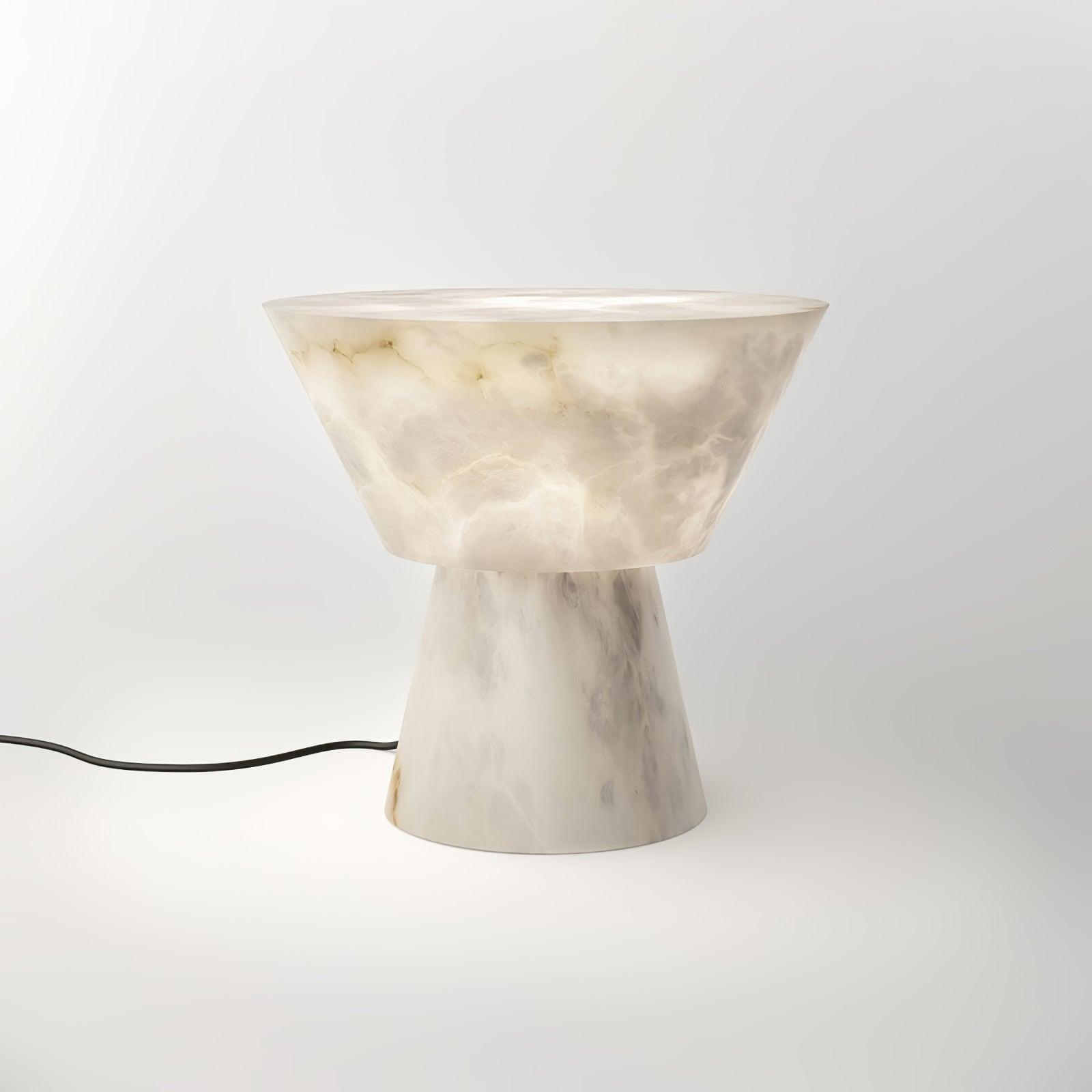 Beta Marble Alabaster Table Lamp D386