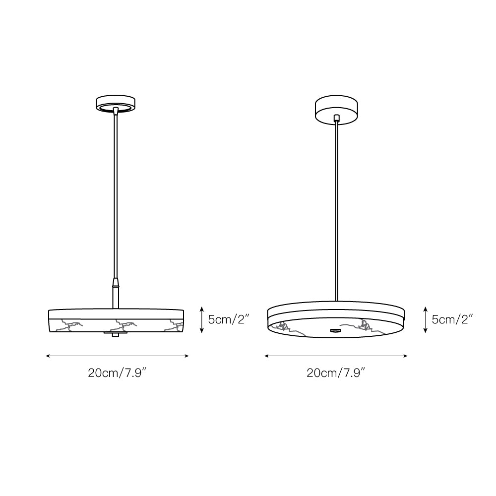 Wyatt Alabaster Pendant Light D427