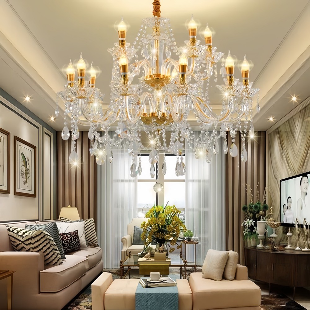 Crystal Chandelier Ceiling Light