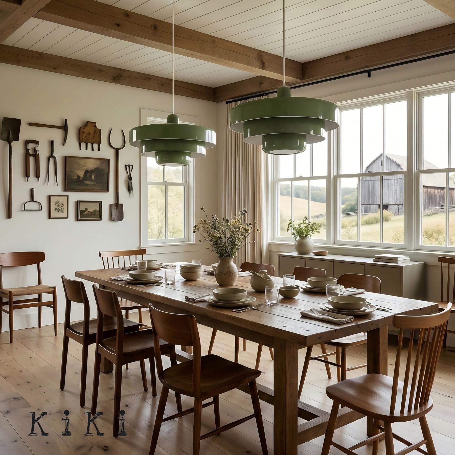 3 Tiers Bauhaus Nordic Macaron Pendant Light - Modern Pendant and Ceiling Light for Living Room KL30