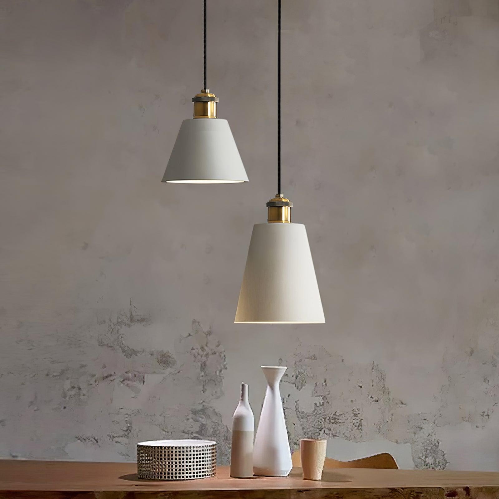 Modern Resin Geometric Pendant Lamp KL607