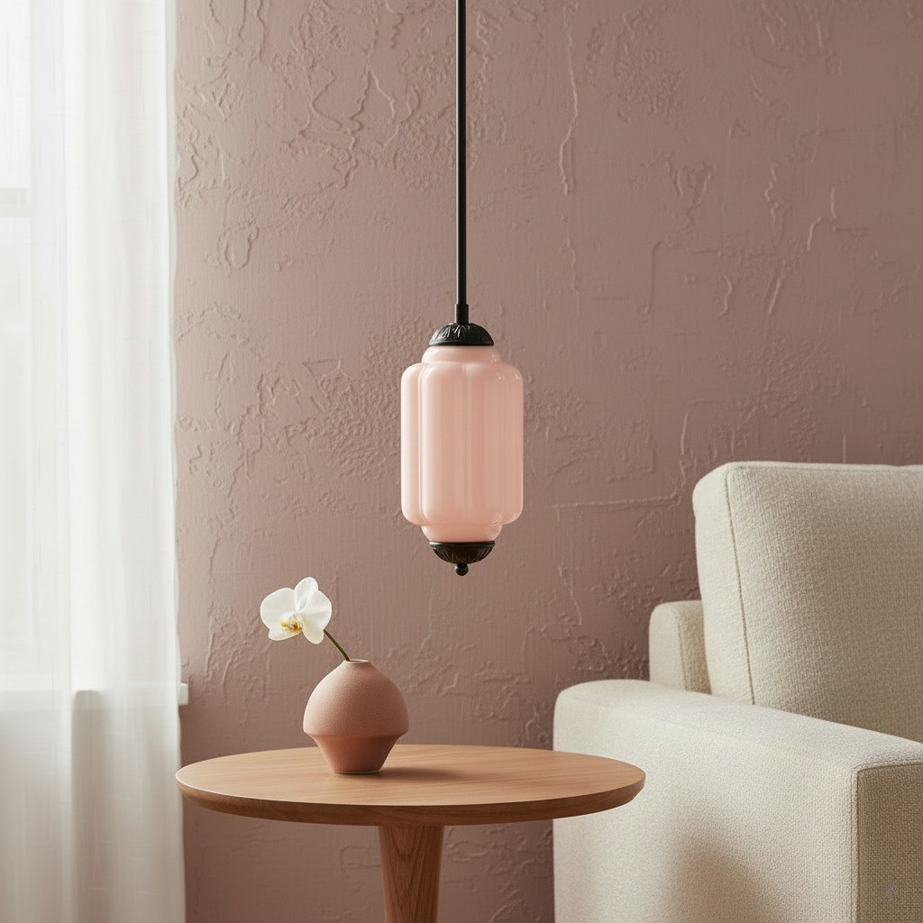 Eloise Simple Glass Irregular Lantern Pendant Lamp KL828