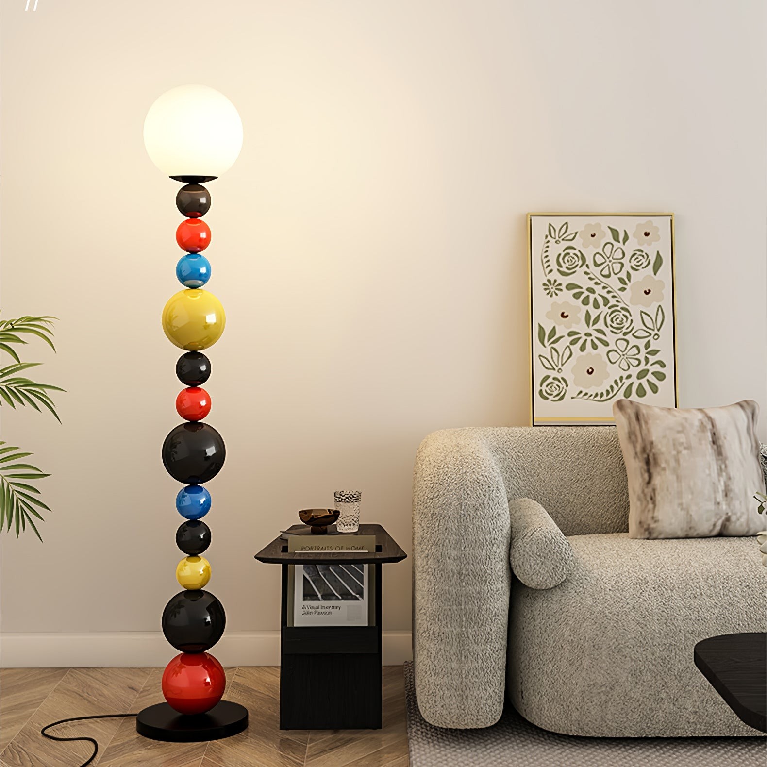 Colorful Round Ball Floor Lamp KL314