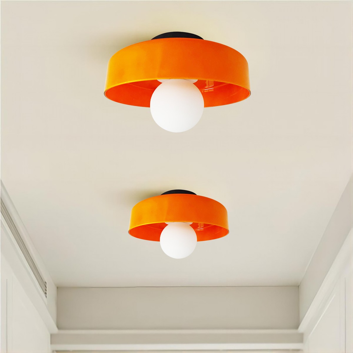 Morandi Disc Orb Wall Ceiling Lamp