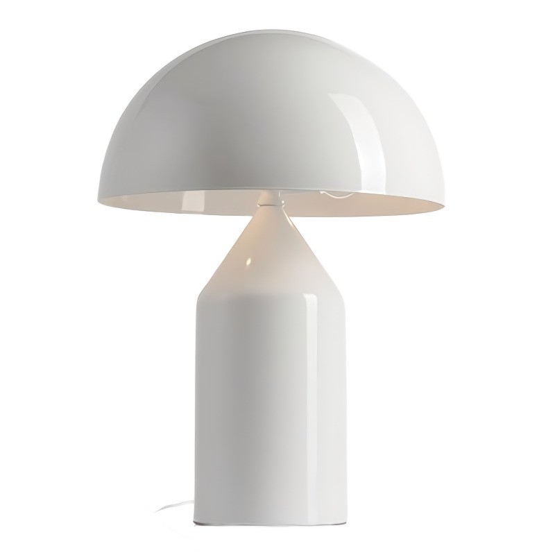 Atollo Metal Table Lamp - Decorative Dome Table Light for Office or Lounge