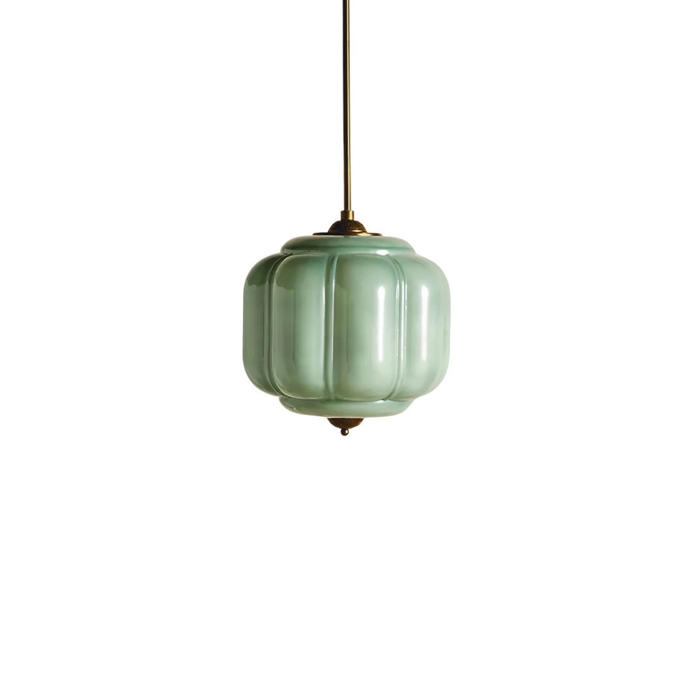 Vintage Eloise Opal Glass Pendant Light KL926