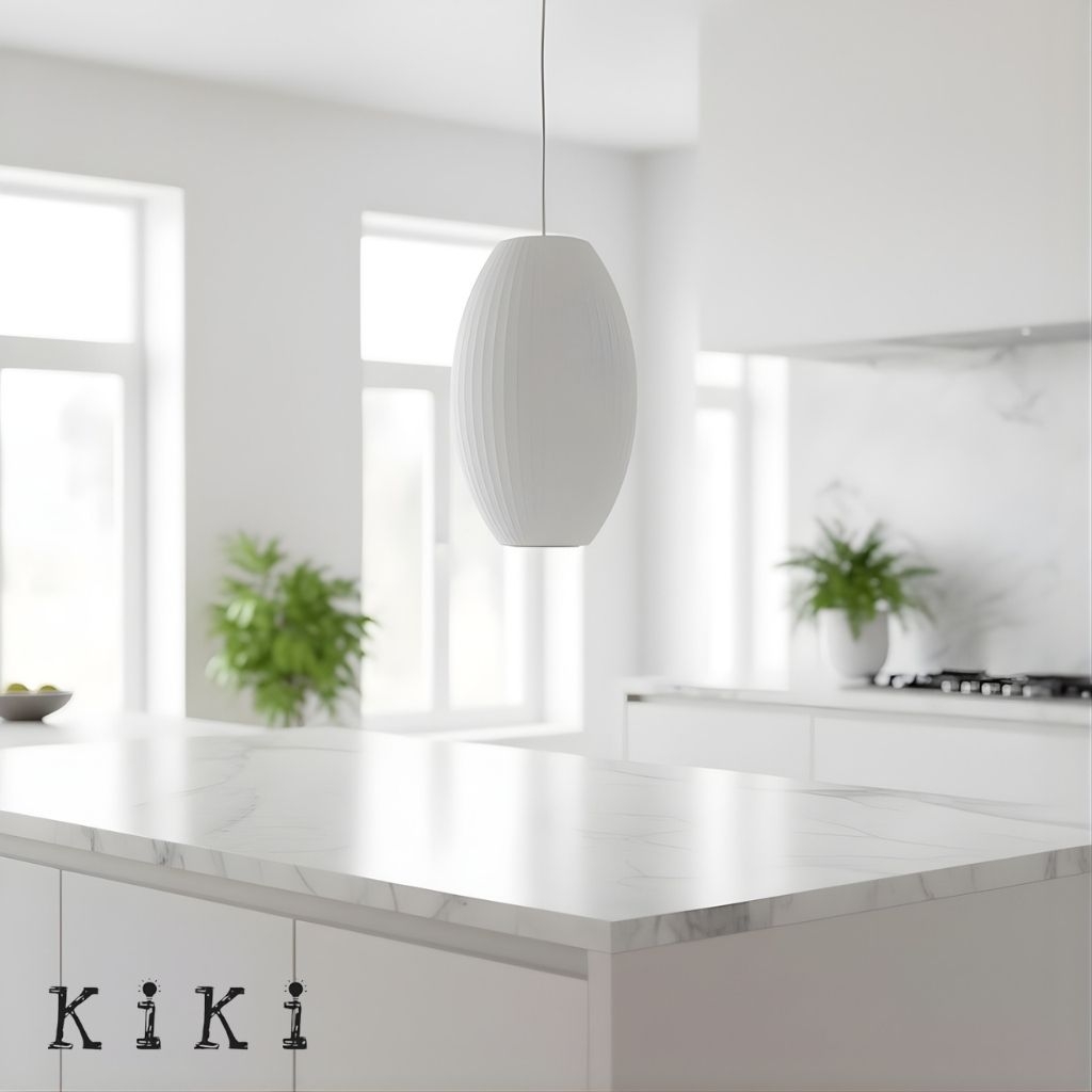 Nelson Minimalist Bubble Pendant Lamp - Elegant Hanging Light for Contemporary Interiors