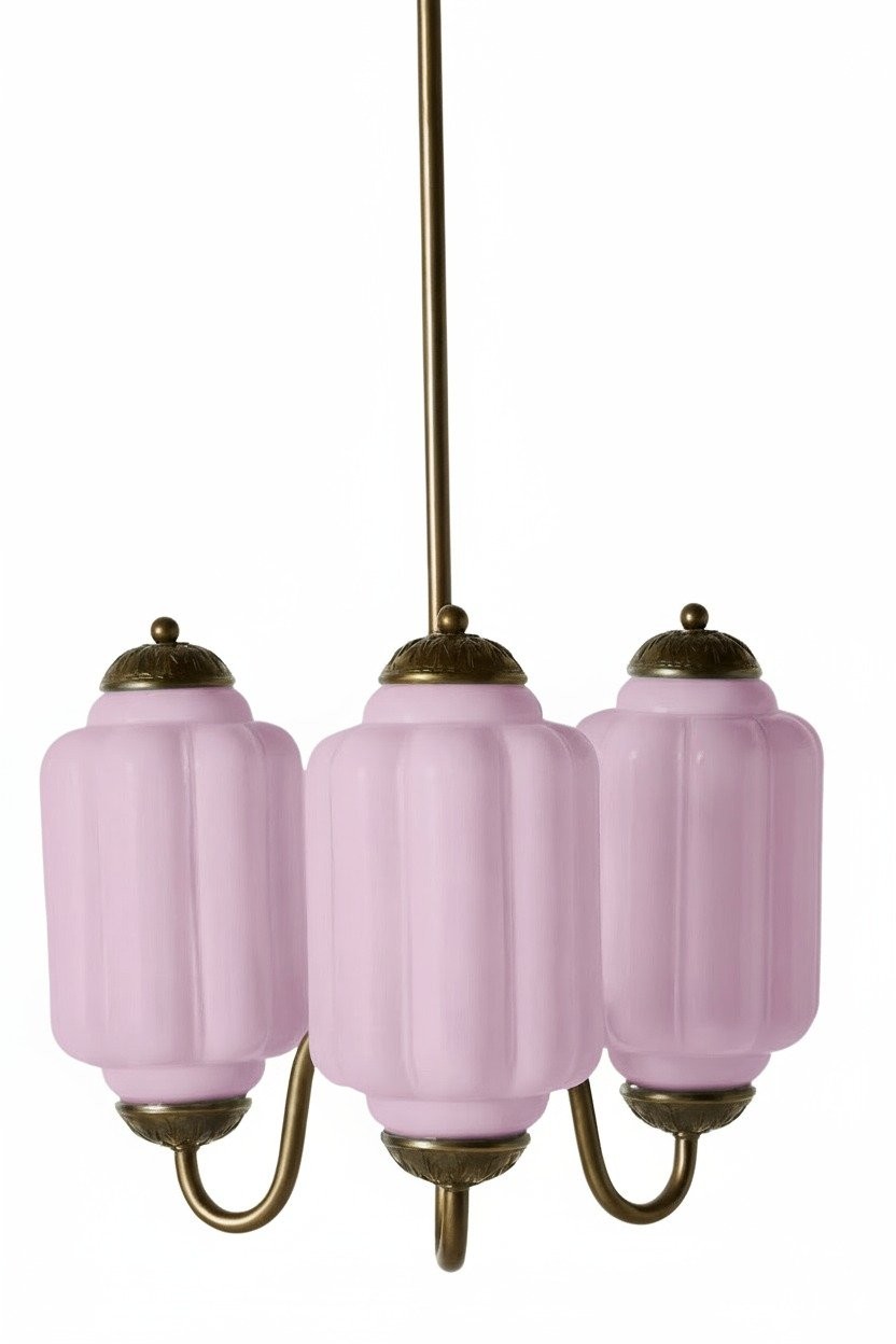 Eloise Vintage Glass Pumpkin Pendant Light - Decorative Lighting for Kitchen KL1453