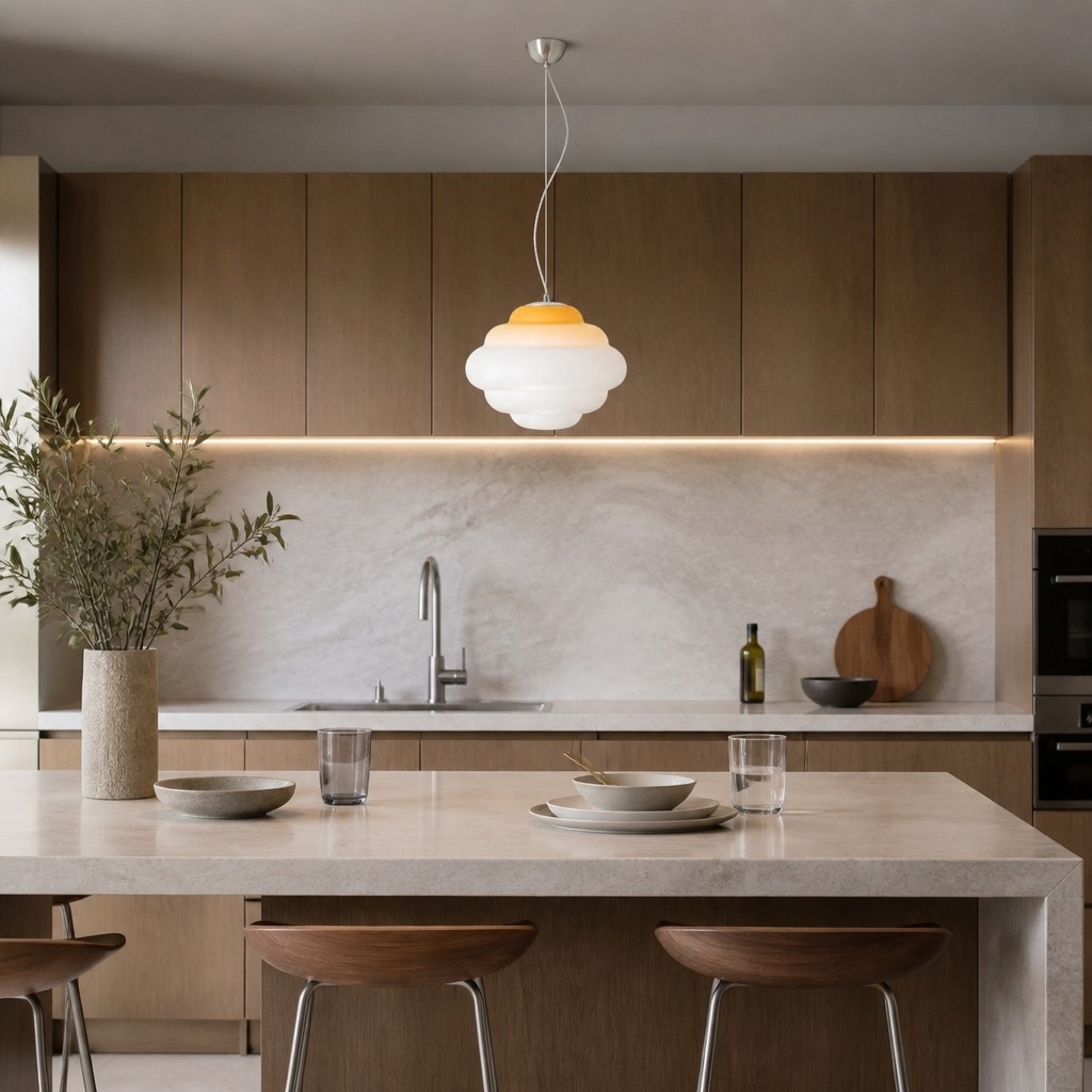 Gossax Cloud Glass Shaped Pendant Light - Nordic Style for Dining Room and Kitchen Island A51