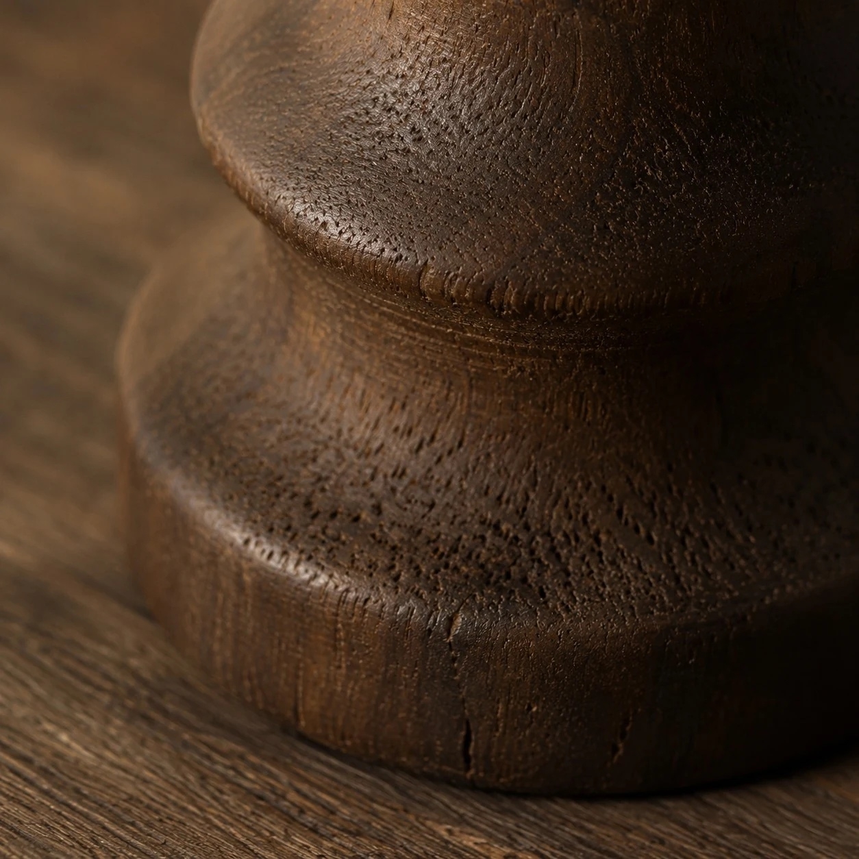 Wabi-Sabi Solid Wood Candle Holders