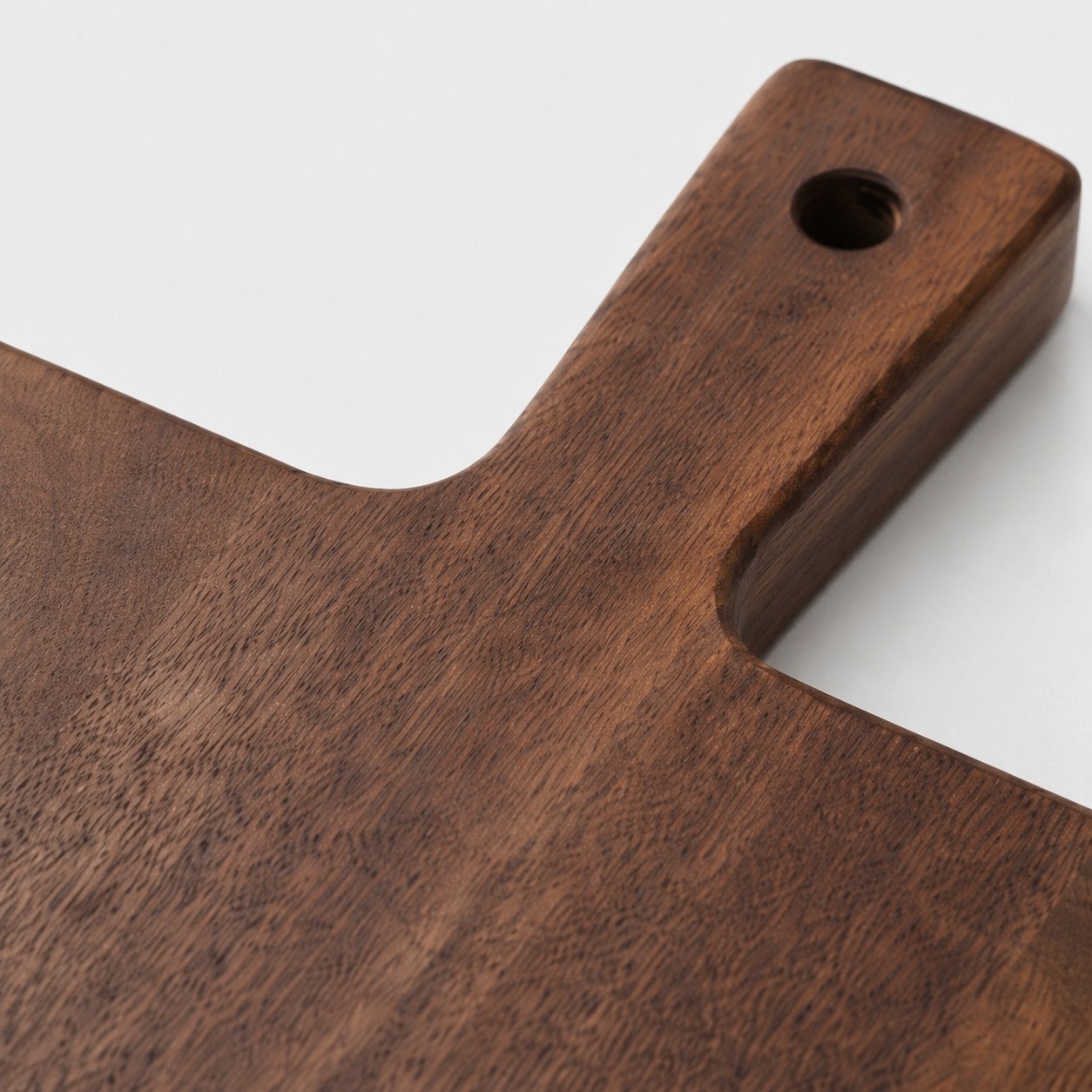 Double-Sided Solid Wood Cutting Board with Textured Serving Surface