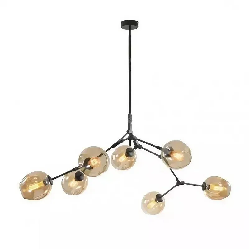 Branching bubble chandelier