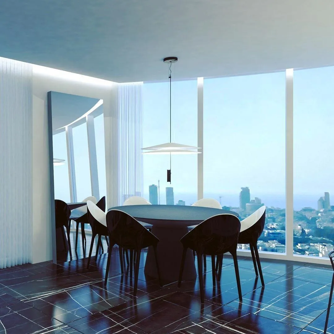 Flamingo Layered Pendant Light - Elegant Modern Lighting for Lounge and Hall