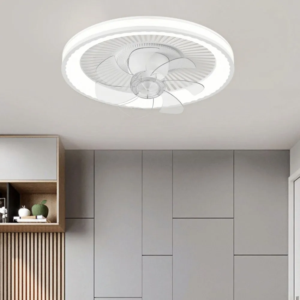Modern Round Led Low Profile Ceiling Fan Light KL938
