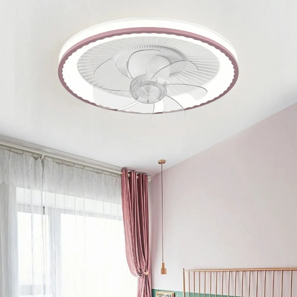 Modern Round Led Low Profile Ceiling Fan Light KL938