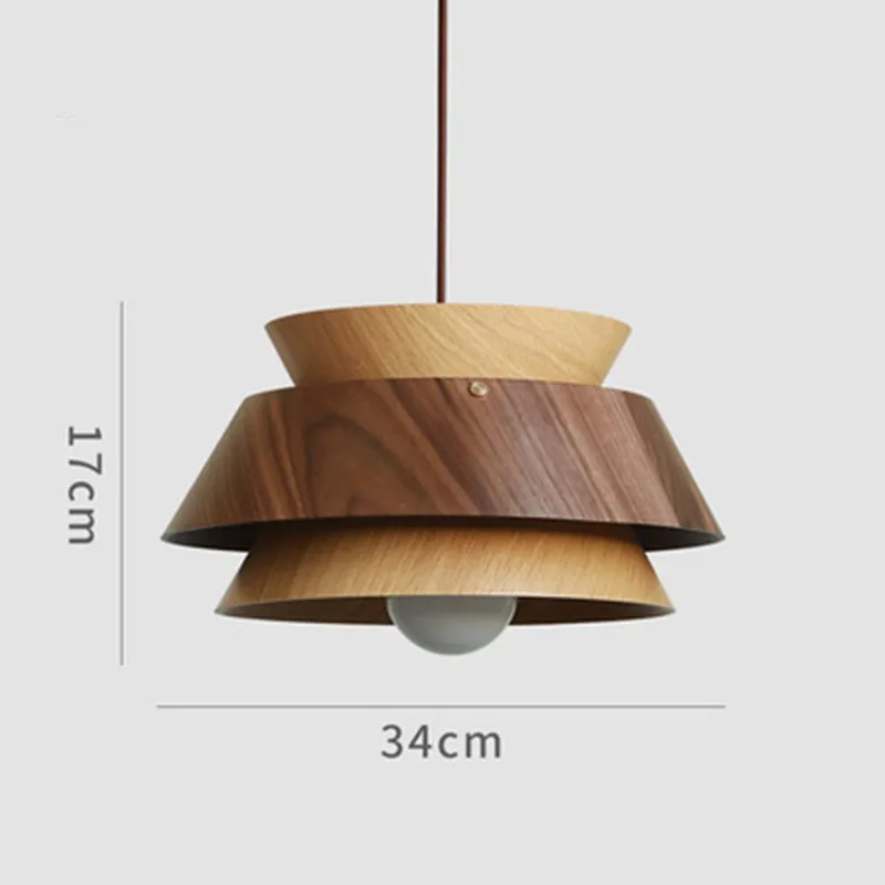 Nordic Wooden Pendant Light
