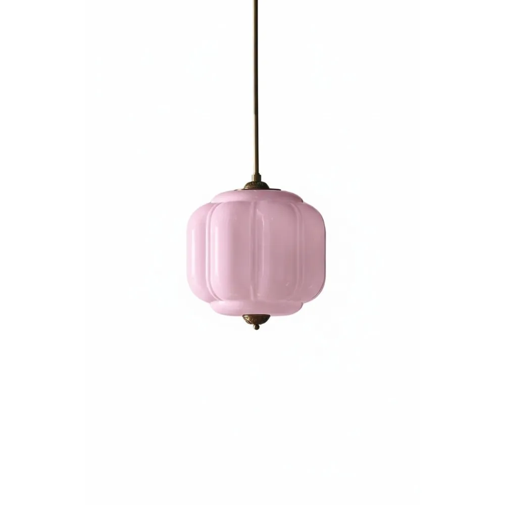 Vintage Eloise Opal Glass Pendant Light KL926