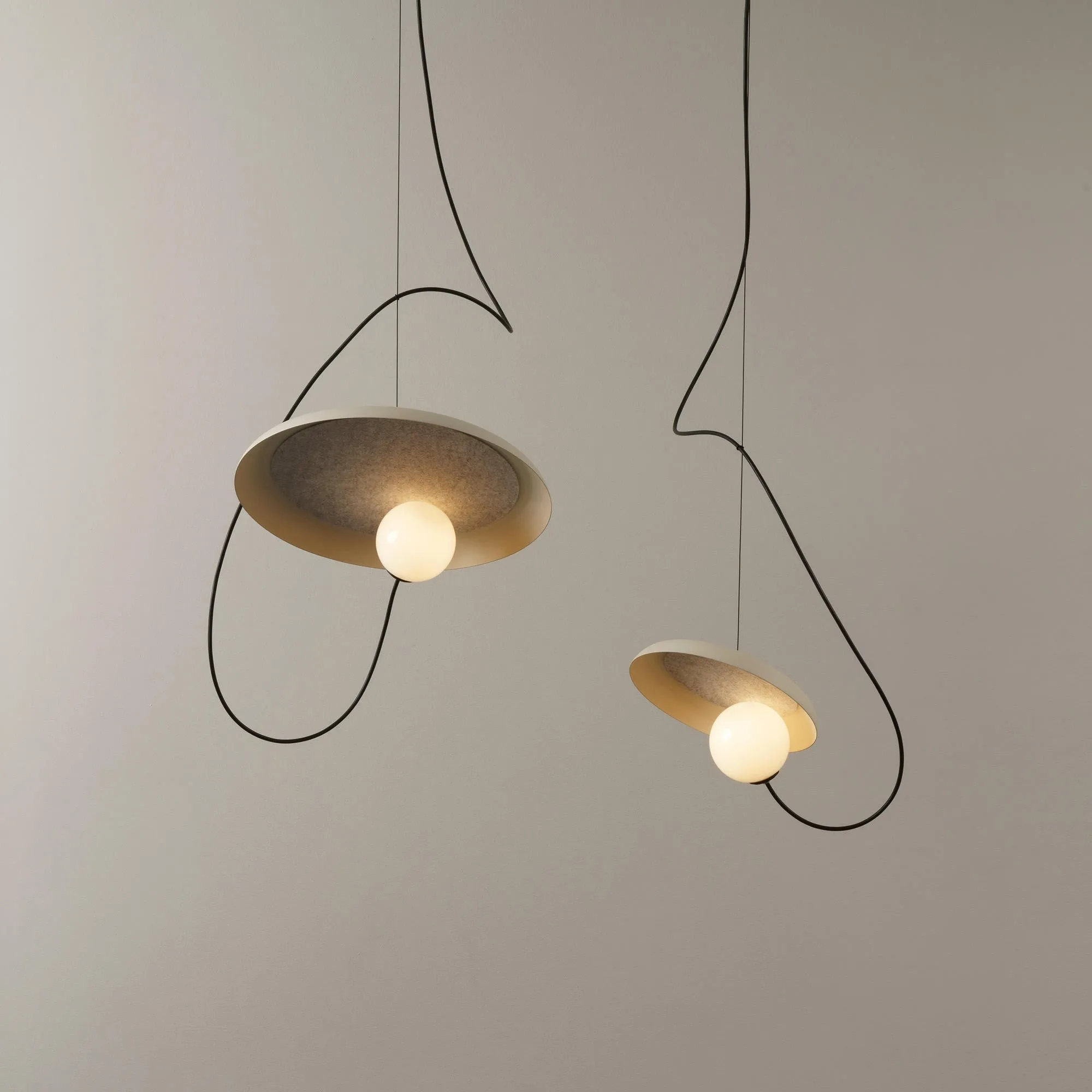 Acoustic Disc Pendant Lamp D448